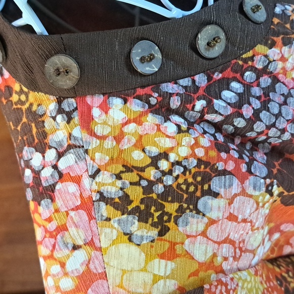 TRENZ by Theresa Renz Silk Blend animal Blazer, Size M - Picture 4 of 6